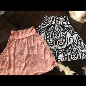 LulaRoe kids 2T skirts